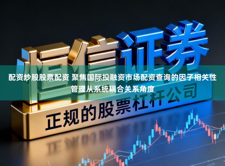 配资炒股股票配资 聚焦国际投融资市场配资查询的因子相关性管理从系统耦合关系角度